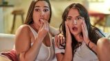 SweetheartVideo – Karlee Grey, Charlotte Cross – Lesbian Step Sisters 9 Scene 3 – Movie Night