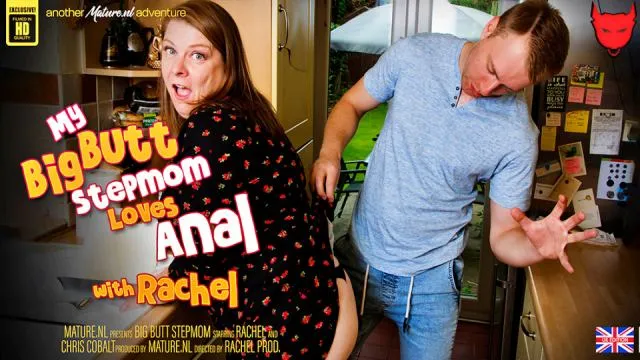 MatureNL – Rachel – Young guy fucking his big booty stepmom hard in the ass