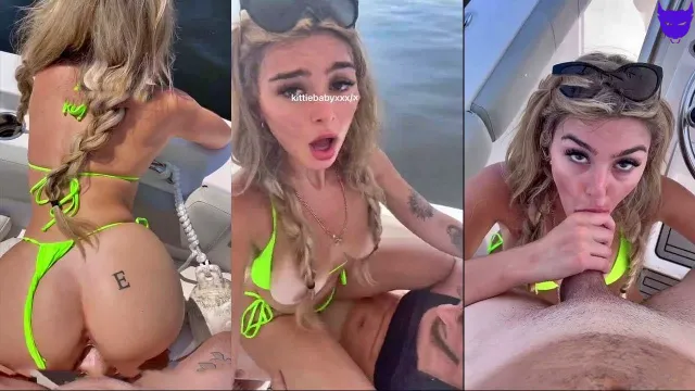 OnlyFans – KittieBabyXXX Hardcore Sex Tape On A Boat Video Leaked