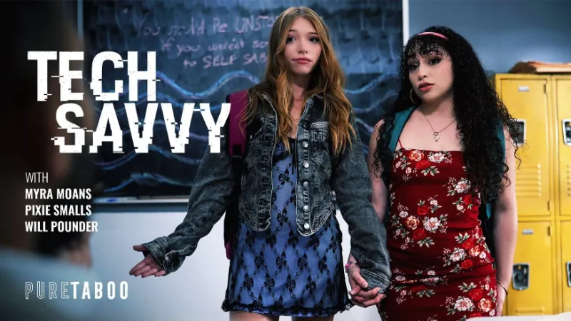 [Pure Taboo] Myra Moans & Pixie Smalls: Tech Savvy